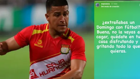 "¿Extrañabas un domingo con fútbol? Bueno, no la vayas a cag...": Marcio Valverde lanza insólito consejo