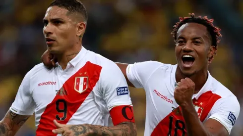 Paolo Guerrero y André Carrillo, Selección de Perú (Foto: Getty Images)