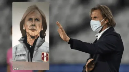 Realizan impresionante pinta mural para 'El Tigre' Ricardo Gareca