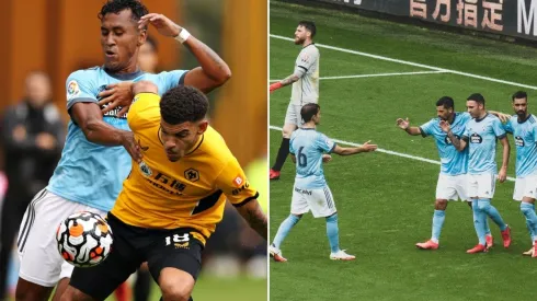 Tapia recuperado al 100%: jugó con el Celta un amistoso ante el Wolverhampton