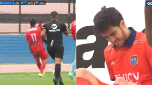 Sumido en el llanto y el desconsuelo: Beto da Silva se lesionó frente a Sporting Cristal