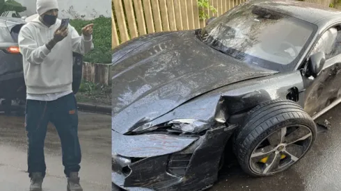 Gracias a Dios está bien: Paolo Guerrero sufrió un accidente de auto en Porto Alegre