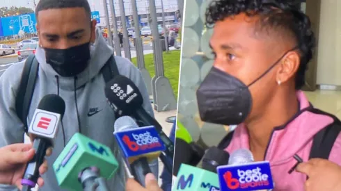 Están preparados: Renato Tapia y Alexander Callens se encuentran en nuestra capital