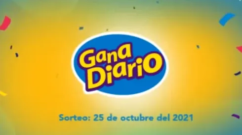 Sorteo Gana Diario: resultados y números ganadores de lunes 25 de octubre