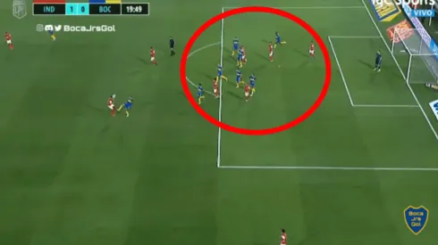 ¿Error infantil? Luis Advíncula habilitó insólitamente en el gol de Independiente