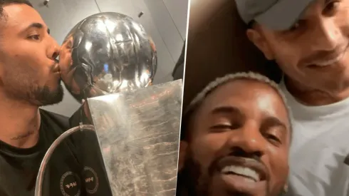 Jefferson Farfán y Paolo Guerrero saludan a Sergio Peña, pero él los 'trollea' en vivo