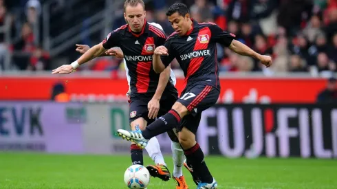 Michael Ortega jugando para el Bayer Leverkusen ante el Friburgo. Foto:Getty