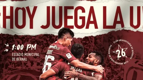 Alineación titular de Universitario de Deportes para el duelo contra Atlético Grau en Piura