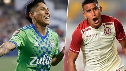 Raúl Ruidíaz y Alex Valera, delanteros que vistieron alguna vez la camiseta de Universitario. (Foto: Getty Images / Liga de Fútbol Profesional)