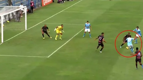 Gol de Christofer Gonzales para Sporting Cristal ante Ayacucho FC. (Foto: Captura de pantalla)