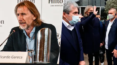 La última conferencia de Ricardo Gareca tras siete años al mando de la Selección Peruana. Foto: Andina