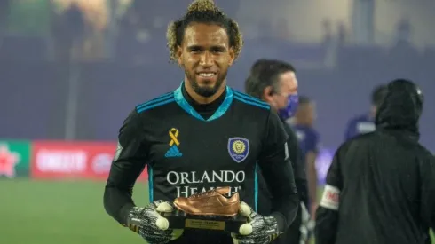 Pedro Gallese fue tendencia en Twitter por parte de hinchas del Leicester de la Premier League. Foto: Orlando City