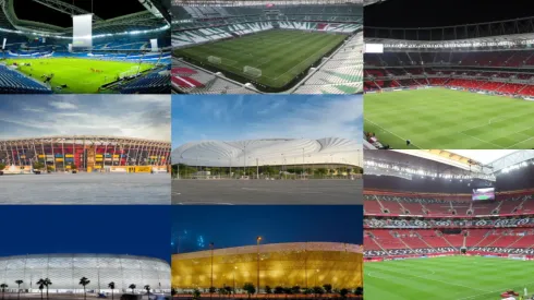 ¿Cuáles son todos los estadios del Mundial?