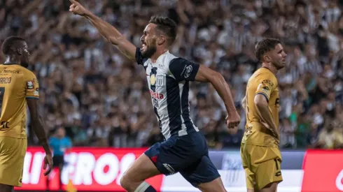 Santiago García ya anotó un gol con los íntimos