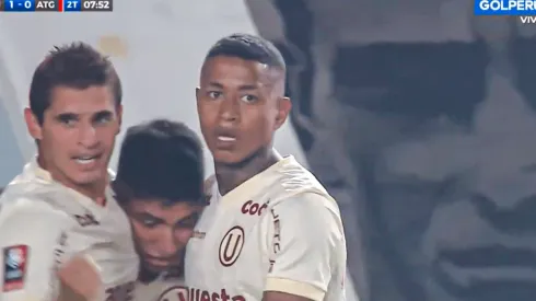 Andy Polo anotó el 1-0 de los cremas.