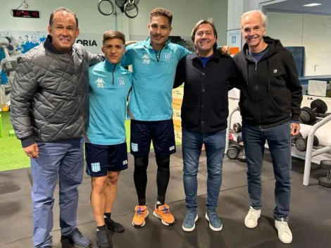 Paolo Guerrero y Catriel Cabellos recibieron la visita de Juan Reynoso