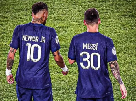 Neymar Jr y su emotiva despedida del PSG a Lionel Messi