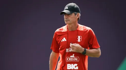 Óscar Ibáñez en un entrenamiento.