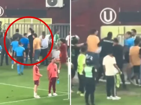 Polémico video complica a Jean Ferrari y Universitario por encarar al árbitro del partido ante River Plate