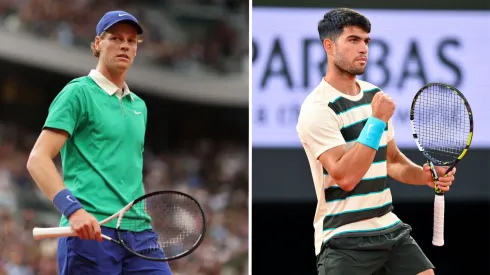 Jannik Sinner y Carlos Alcaraz.