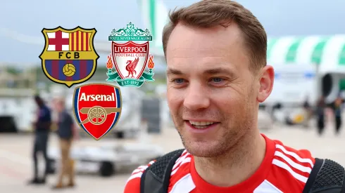 Manuel Neuer, arquero de Bayern Múnich, contra Barcelona, Liverpool y Arsenal.