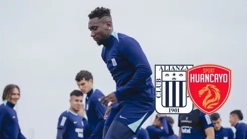 Jugadores de Alianza Lima entrenando.