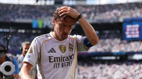 Luka Modric con camiseta de Real Madrid.
