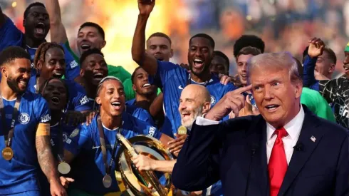 Chelsea y Donald Trump.