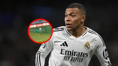 Kylian Mbappé anotó con el Real Madrid.