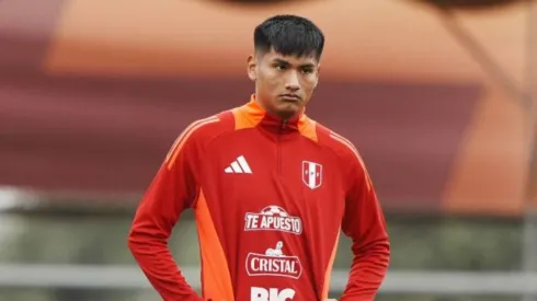 Piero Cari entrenando en Videna.