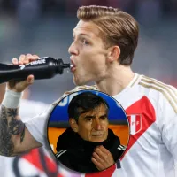 Oliver Sonne recibió un destrato terrible por parte de Óscar Ibáñez mientras se jugaba el Perú vs. Paraguay