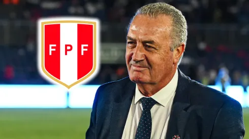 Gustavo Alfaro y la Selección Peruana.