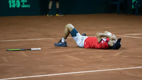 Gonzalo Bueno y su emoción por vencer a Nuno Borges.