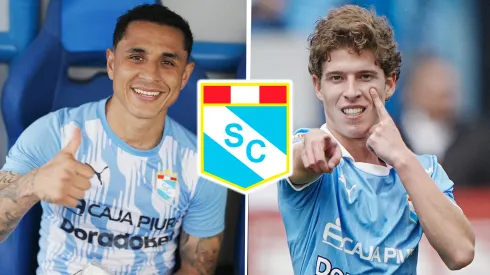 Yoshimar Yotún e Ian Wisdom en Sporting Cristal.