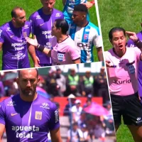 Hernán Barcos llamó “muerto” al árbitro del partido frente al Alianza UDH: como contra Alex Valera