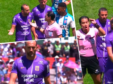 Hernán Barcos llamó "muerto" al árbitro del partido ante Alianza UDH: como contra Valera