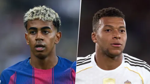 Lamine Yamal y Kylian Mbappé, figuras del Barcelona y Real Madrid.