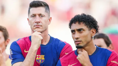 Robert Lewandowski y Raphinha son bajas en FC Barcelona para el Clásico.