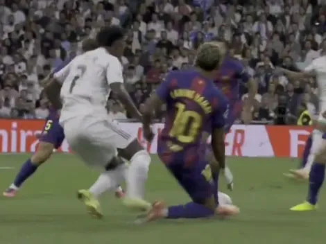 ¡Polémica! Cobran penal de Lamine Yamal sobre Vinícius Júnior, pero VAR lo revirtió