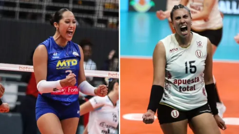 Kiara Vicente de Deportivo Géminis y Karla Ortíz de Universitario.