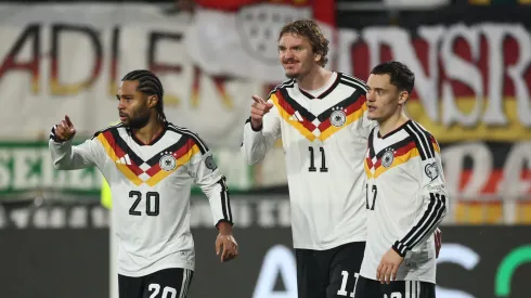 Nick Woltemade, junto a Gnabry y Wirtz, en el triunfo de Alemania ante Luxemburgo.