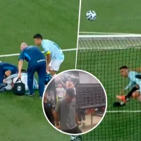 Erick Noriega se lesionó la rodilla en Botafogo vs. Gremio y video lo muestra en muletas