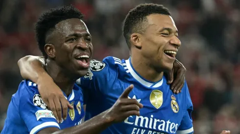 Kylian Mbappé y Vinícius Júnior, figuras del Real Madrid ante Olympiacos.