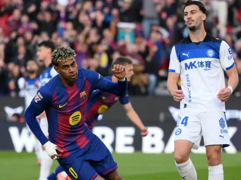 Barcelona venció con susto al Alavés gracias a los goles de Yamal y Olmo