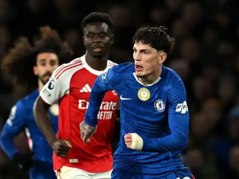 Con la expulsión de Moisés Caicedo, Chelsea y Arsenal igualaron 1-1 en Stamford Bridge