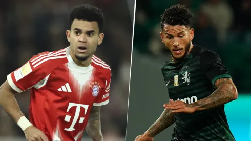 Luis Díaz y Luis Suárez, figuras de Bayern Múnich y Sporting CP, respectivamente.