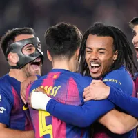 Barcelona sufrió en la Champions para vencer 2-1 al Frankfurt: doblete de Jules Koundé