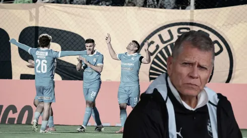 Jugadores de Sporting Cristal y Paulo Autuori.