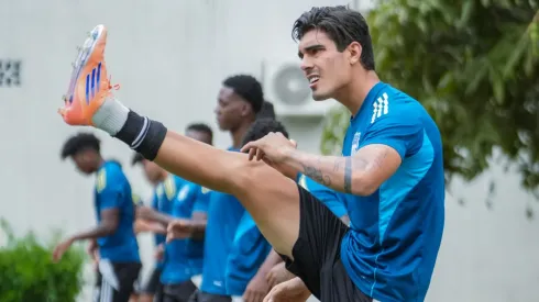 Alfonso Barco entrenando.