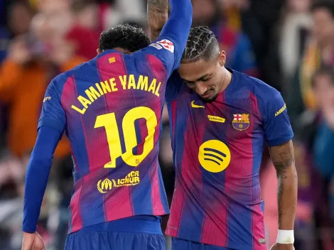 Barcelona ganó a Osasuna con doblete de Raphinha